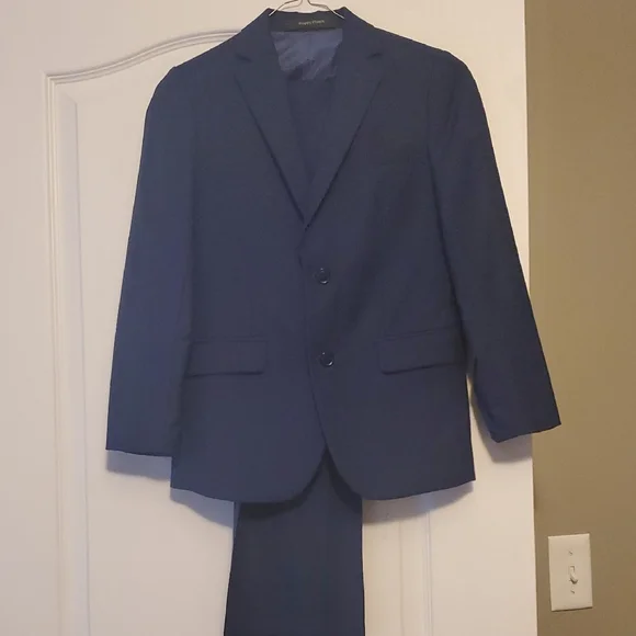Boy's Navy Blazer Suit - Picture 1 of 9